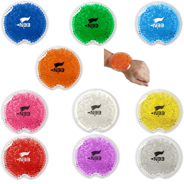 JH9467 Small Round Gel Beads Hot/Cold Pack With...